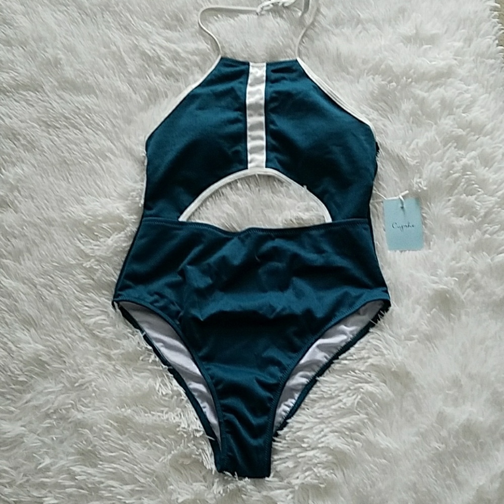 Cupshe halter one-piece swimsuit
